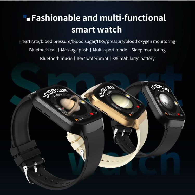 2.01 inch Milanese Steel Strap Bluetooth Call Smart Watch Support Heart Rate Monitoring / Non-invasive Blood Sugar-Reluova