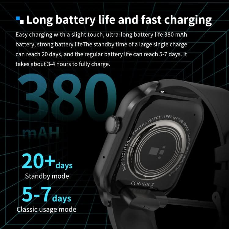 2.01 inch Milanese Steel Strap Bluetooth Call Smart Watch Support Heart Rate Monitoring / Non-invasive Blood Sugar-Reluova