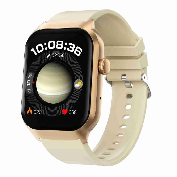 2.01 inch Silicone Strap Bluetooth Call Smart Watch Support Heart Rate Monitoring / Non-invasive Blood Sugar-Reluova