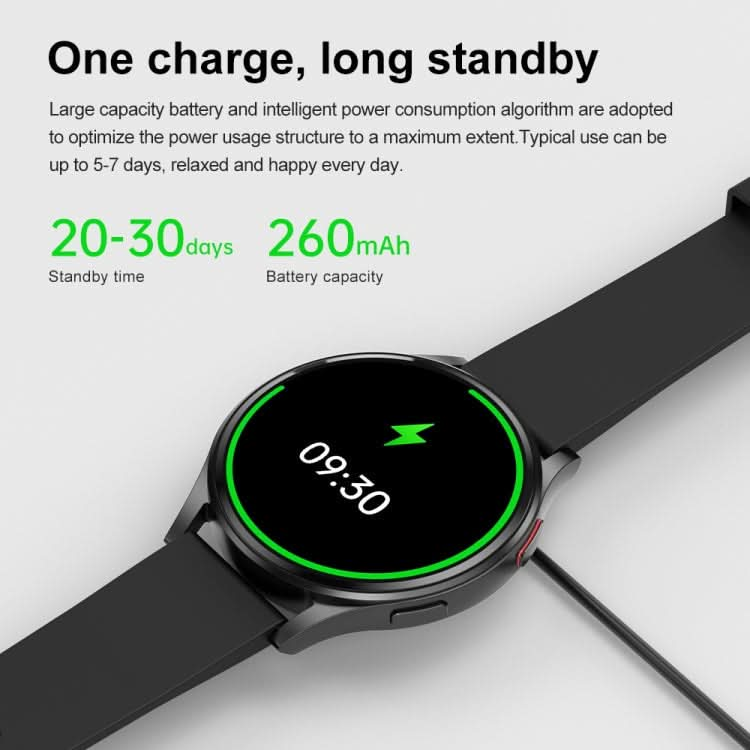 1.43 inch Milanese Steel Strap Bluetooth Call Smart Watch Support ECG / Non-invasive Blood Sugar