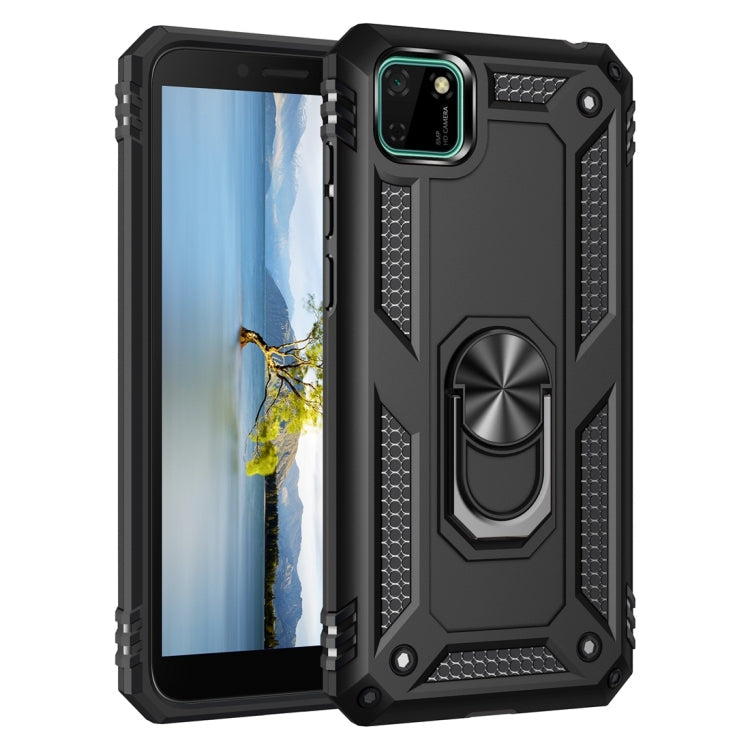 For Huawei Y5p Shockproof TPU + PC Protective Case with 360 Degree Rotating Holder My Store