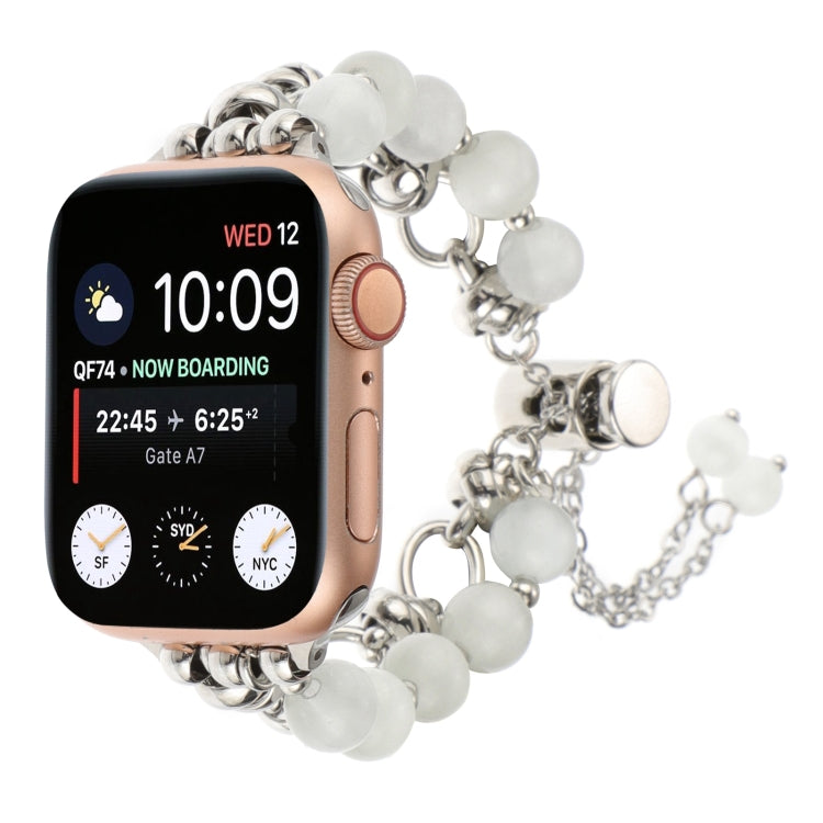 Pearl Chain Metal Bracelet Watch Band, Series 3