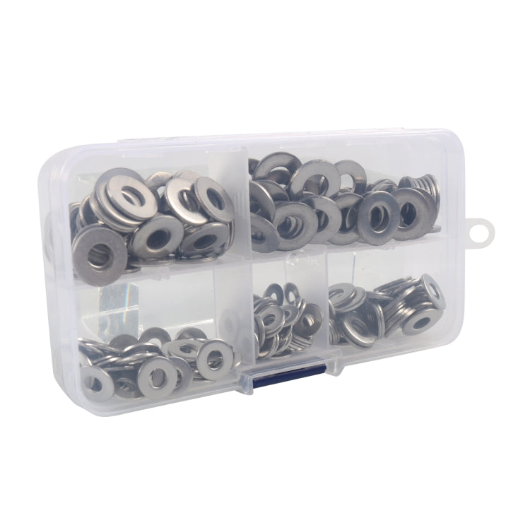 250pcs / Set 304 Stainless Steel Flat Washers Set