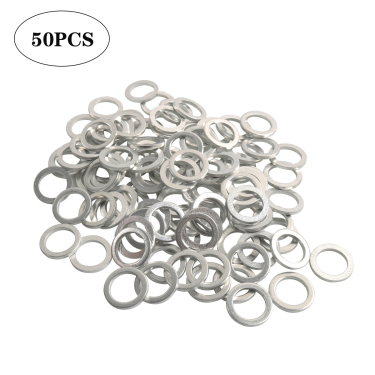 50pcs / Pack For Hyundai / Kia Car Oil Drain Screw Washer 21513-23001