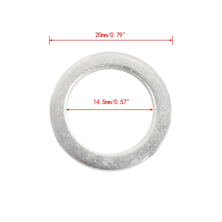 50pcs / Pack For Hyundai / Kia Car Oil Drain Screw Washer 21513-23001-Reluova