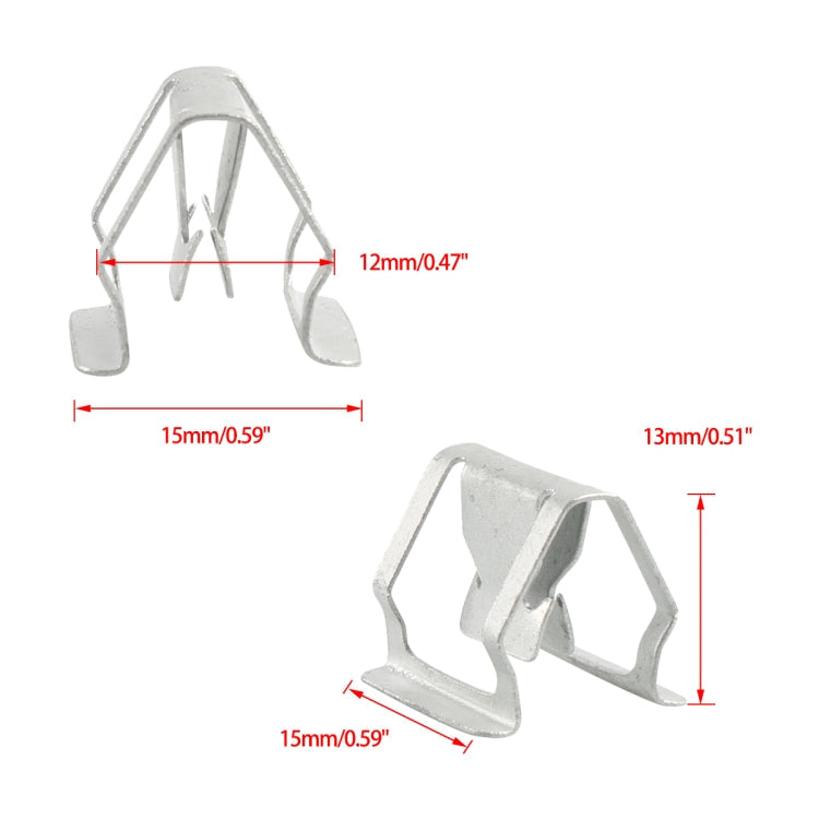 50pcs / Set No.5 Instrument Panel Fixing Clip