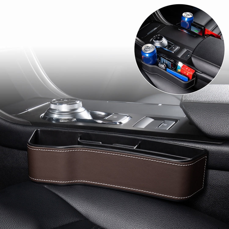 Car Multi-functional Console Box Cup Holder Seat Gap Side Storage Box, Leather Style ÎҵÄÉ̵ê