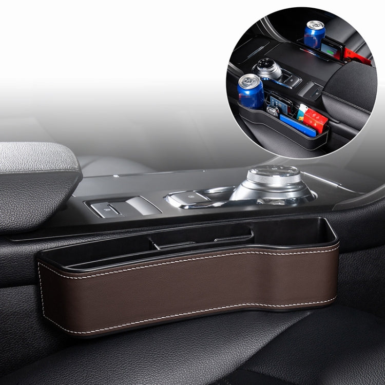 Car Multi-functional Console Box Cup Holder Seat Gap Side Storage Box, Leather Style ÎҵÄÉ̵ê