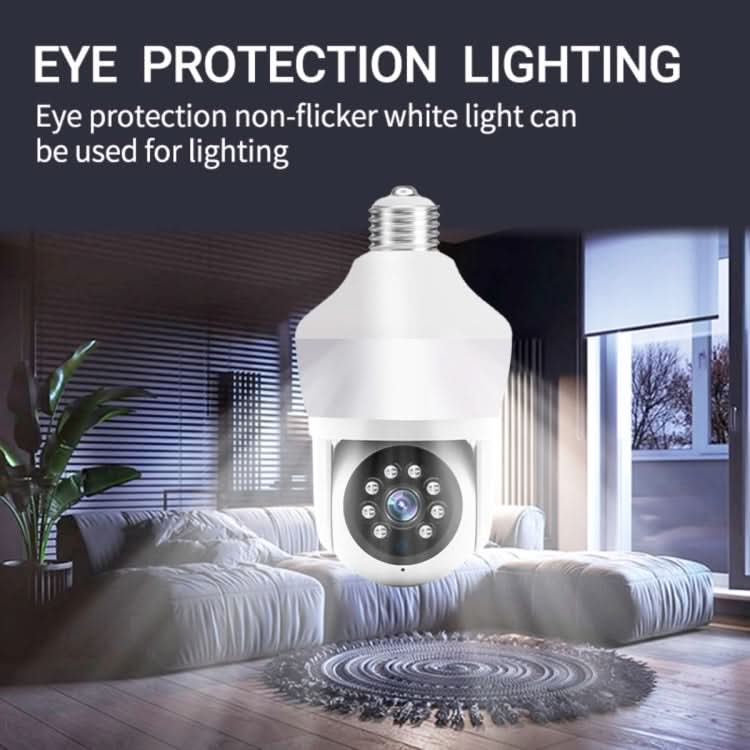 DP43 Bulb-type Motion Tracking Night Vision Smart Camera Supports Voice Intercom Reluova