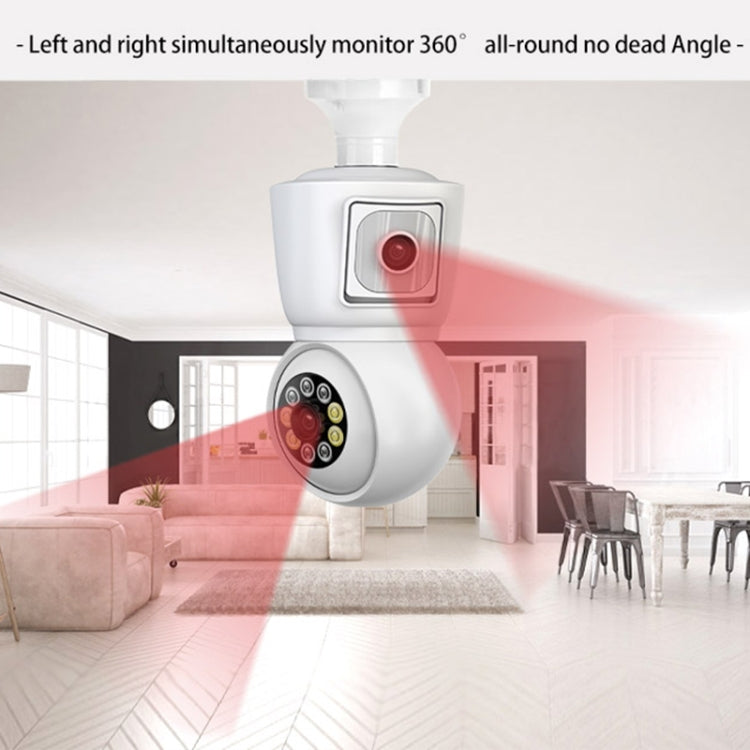 DP44 Bulb-type Motion Tracking Night Vision Smart Camera Supports Voice Intercom Reluova