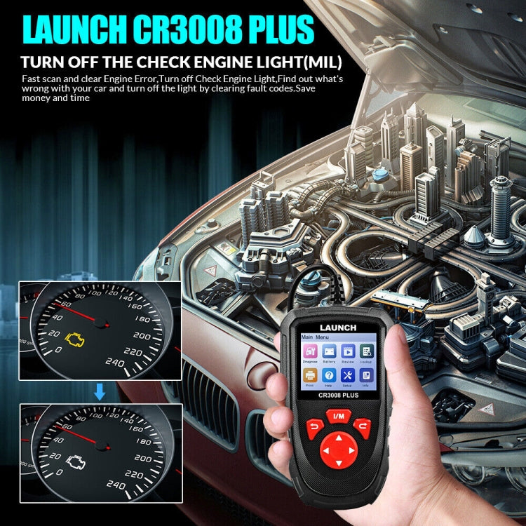 LAUNCH CR3008Plus Car Engine Fault Diagnosis Tool