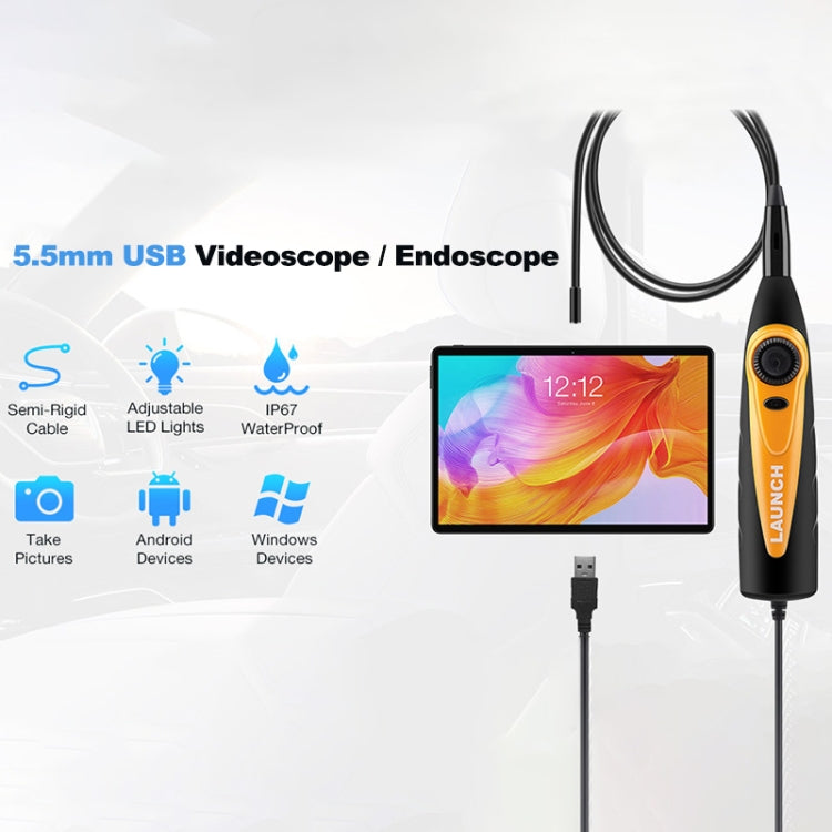 LAUNCH VSP-600 For X431 Pro3S+ / V / V+ / PAD-V USB HD Endoscope Car Repair Tool Reluova