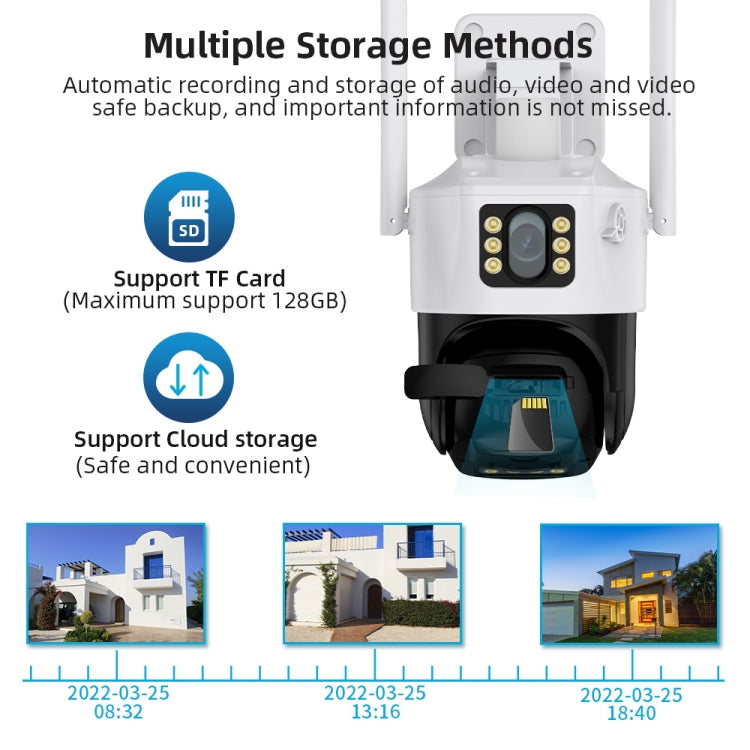 QX86 Motion Tracking Night Vision Smart Camera Supports Voice Intercom Reluova