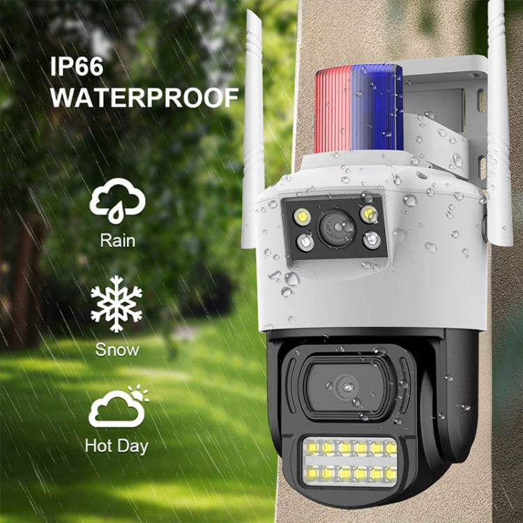 QX105 2MP Outdoor Waterproof WiFi Dual Lens Surveillance Camera Reluova