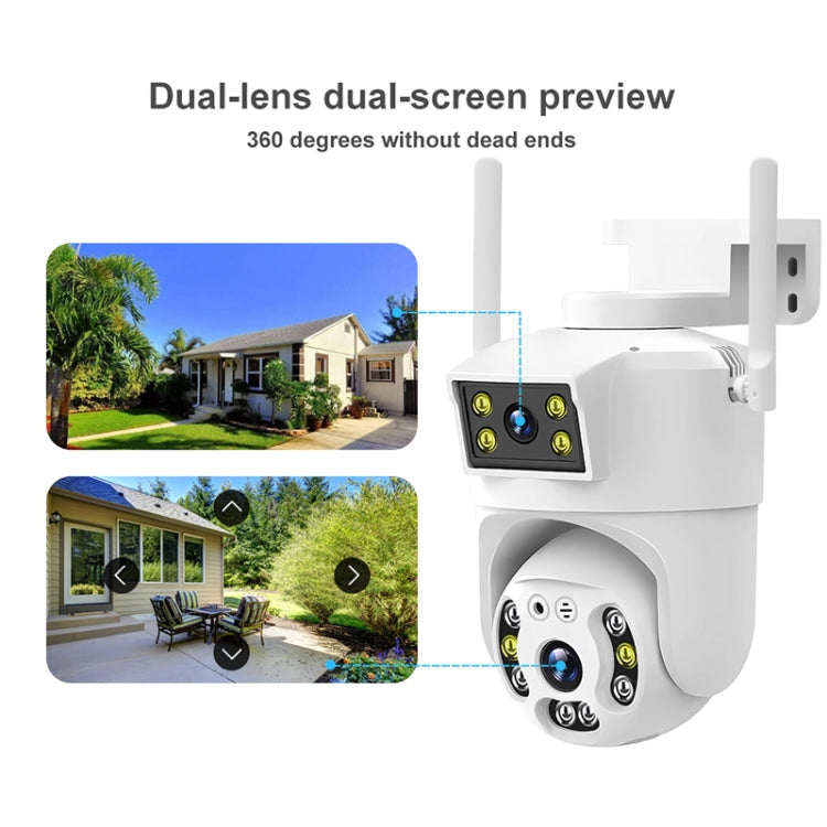 QX106 2MP Outdoor Waterproof WiFi Dual Lens Surveillance Camera Reluova