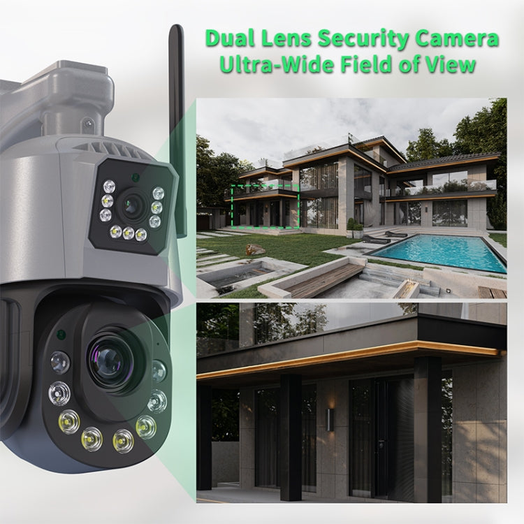 QX109 Dual Lens Smart HD Dome WiFi Camera