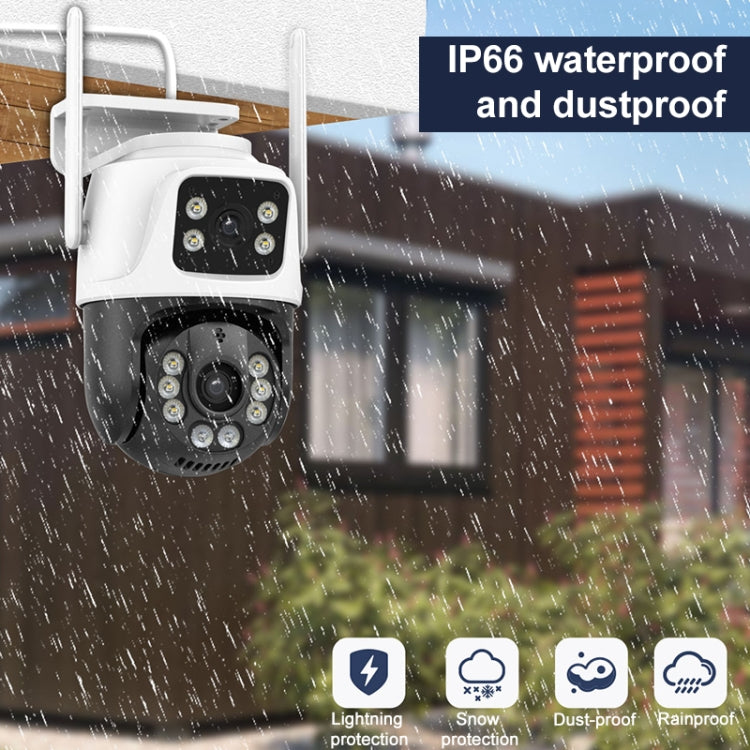 QX101 6MP WiFi Dual Camera Supports Two-way Voice Intercom & Infrared Night Vision Reluova