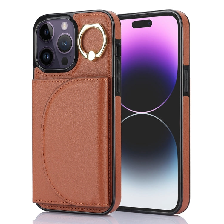 YM007 Ring Holder Card Bag Skin Feel Phone Case, Series 4