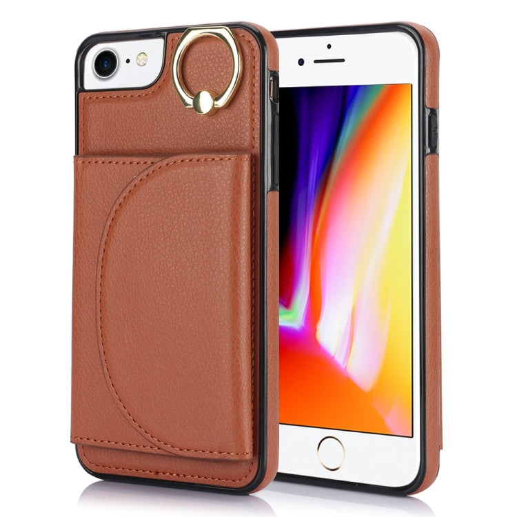 YM007 Ring Holder Card Bag Skin Feel Phone Case, Series 4