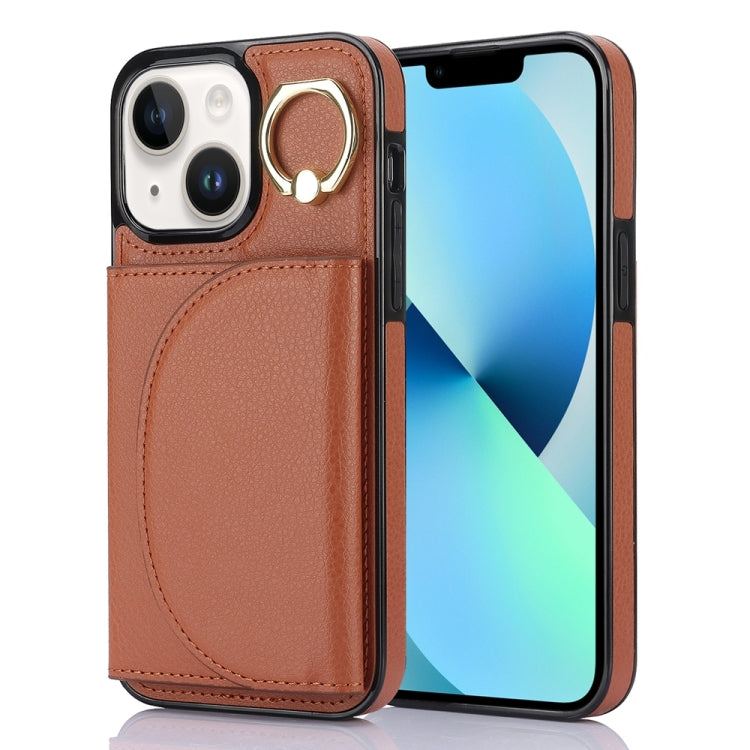 YM007 Ring Holder Card Bag Skin Feel Phone Case, Series 5