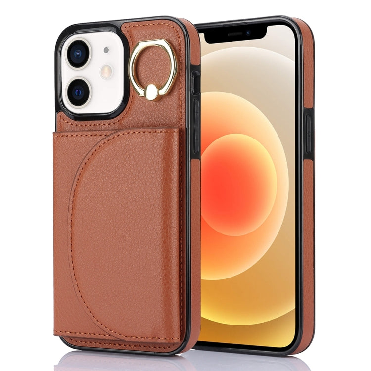 YM007 Ring Holder Card Bag Skin Feel Phone Case, Series 4