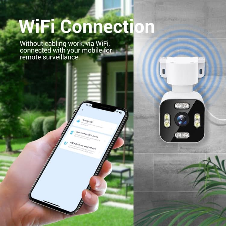 ESCAM PT303 3MP HD Motion Detection APP Control Pan & Tilt WiFi IP Camera Reluova