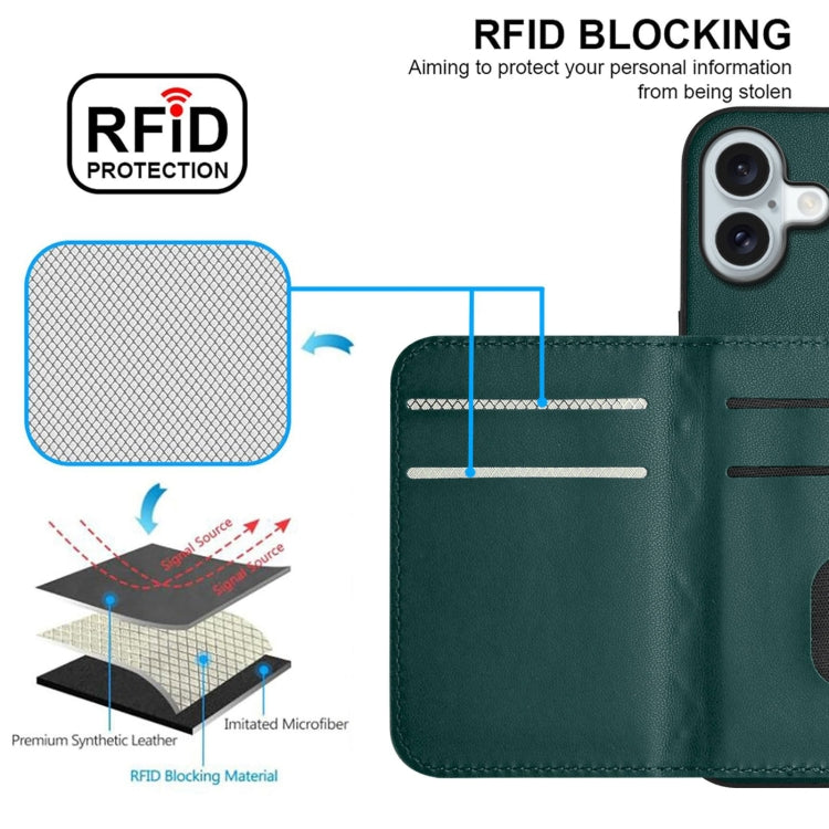 Rhombic Texture Card Bag RFID Phone Case with Long Lanyard, Series 2