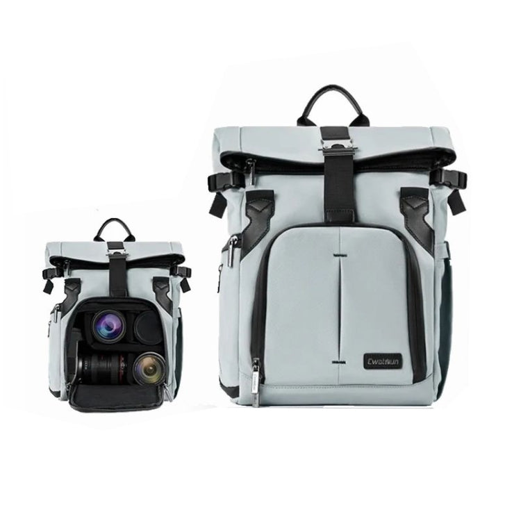 Cwatcun D95 Large Capacity Photography Backpack Shoulders Laptop Camera Bag