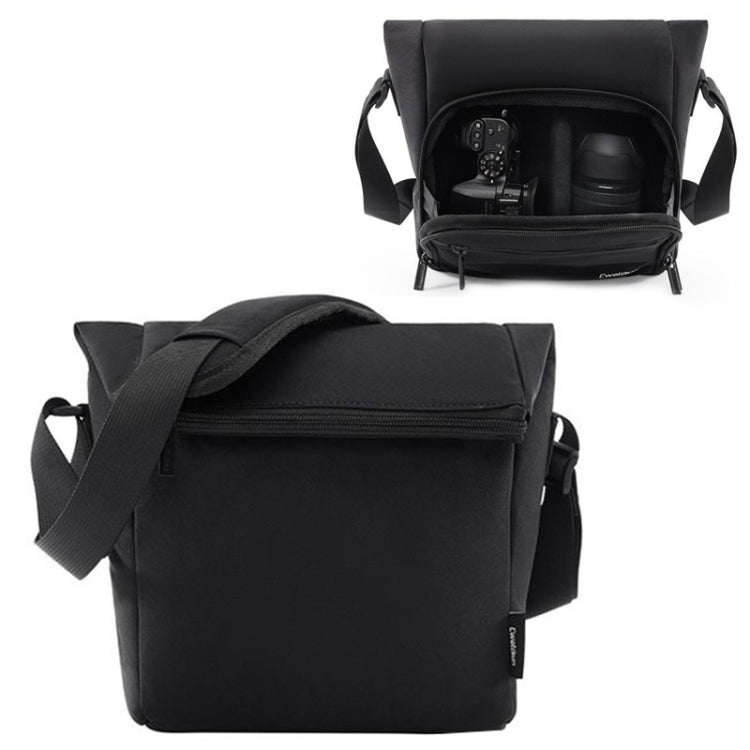 Cwatcun D103 Crossbody-Kameratasche, Schultertasche für Fotografieobjektive