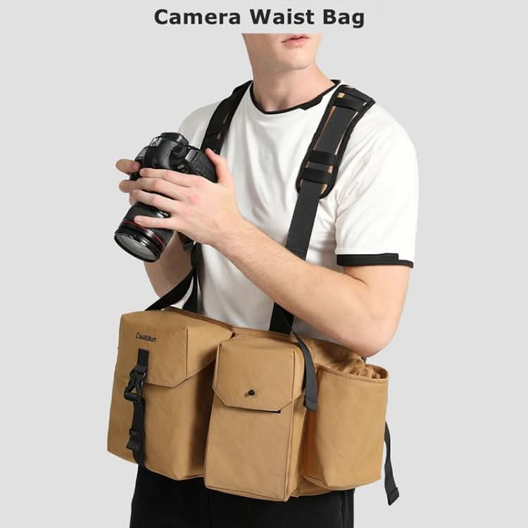 Cwatcun D104 Camera Waist Pack Vest Bag My Store