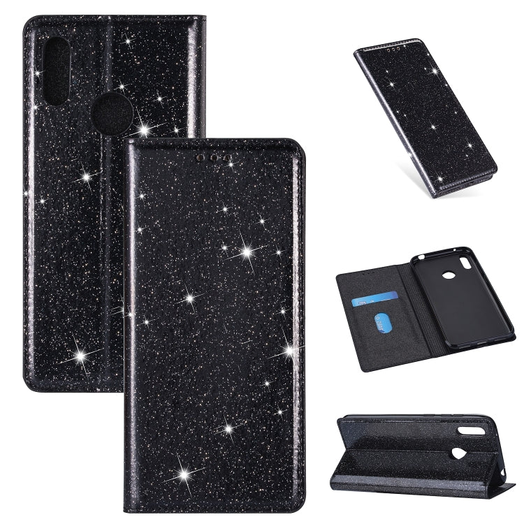 Ultrathin Glitter Magnetic Horizontal Flip Leather Case with Holder & Card Slots, Series 1 My Store