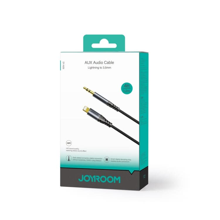 JOYROOM SY-A06 Transsion Series 8 Pin to 3.5mm AUX Audio Adapter Cable, Length: 1.2m