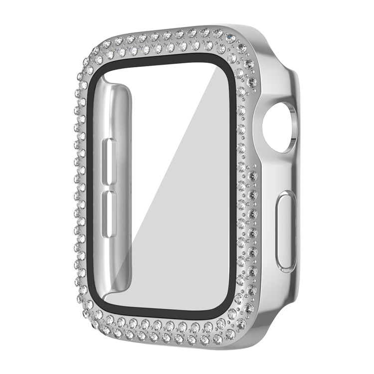 Plating Dual-Row Diamond PC Watch Case with Film, Series 2