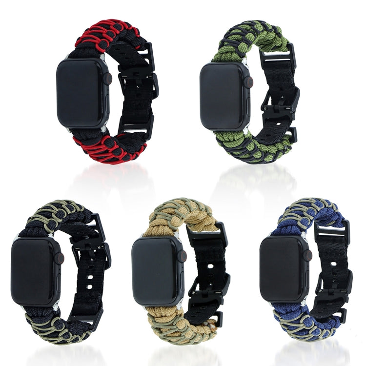 Dual-layer Braided Paracord Buckle Watch Band, Series 5