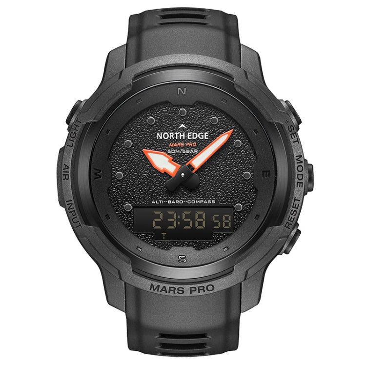 NORTH EDGE MarsPro Carbon Fiber Outdoor Sports Multifunctional Electronic Watch Reluova