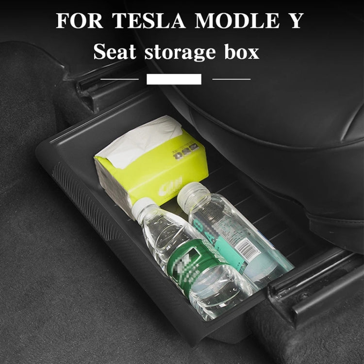 For Tesla Model Y 2021-2023 TPE Storage Organizer Under Car Seat ÎҵÄÉ̵ê