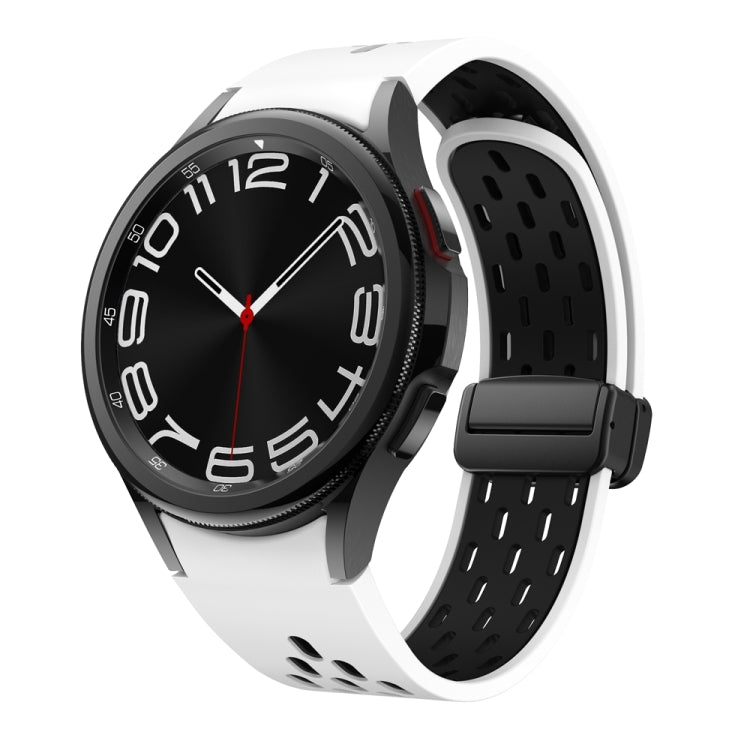 Two Color Magnetic Folding Black Buckle Watch Band