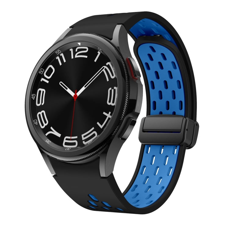 Two Color Magnetic Folding Black Buckle Watch Band