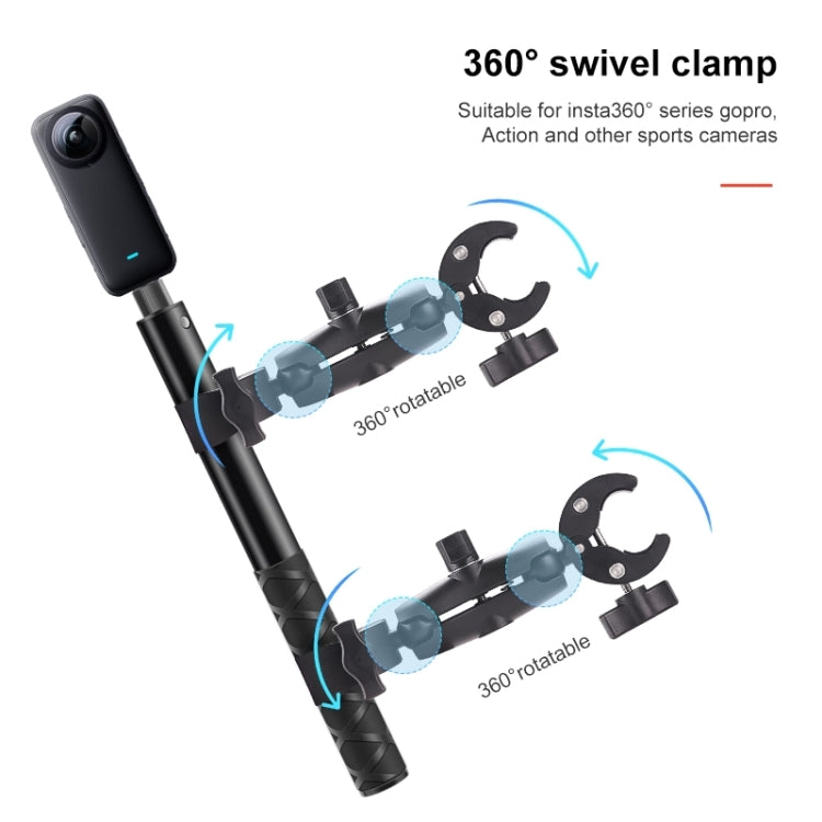 Motorcycle Clamps Handlebar Fixed Mount 3-stage Telescopic Selfie Stick ÎҵÄÉ̵ê