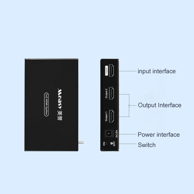 Measy SPH102 1 to 2 HDMI 1080P Simultaneous Display Splitter