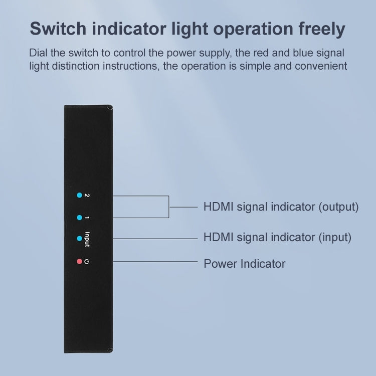 Measy SPH102 1 to 2 HDMI 1080P Simultaneous Display Splitter