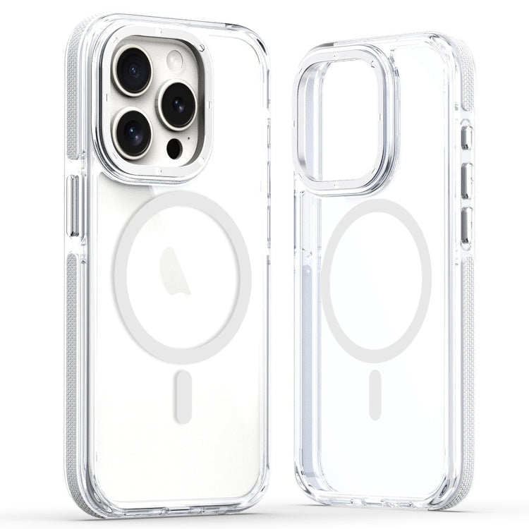 Dual-Color Clear Acrylic Hybrid TPU MagSafe Phone Case, Series 4