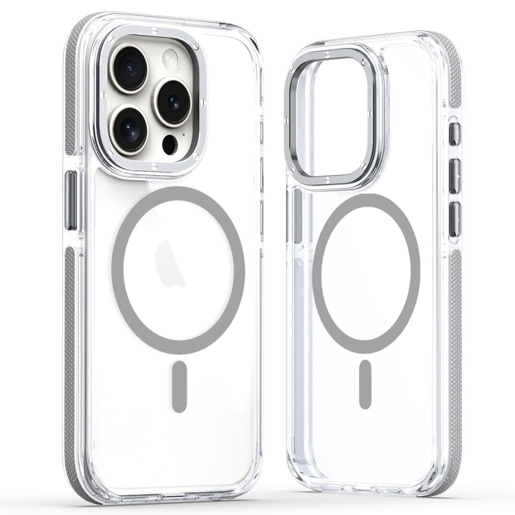 Dual-Color Clear Acrylic Hybrid TPU MagSafe Phone Case, Series 4