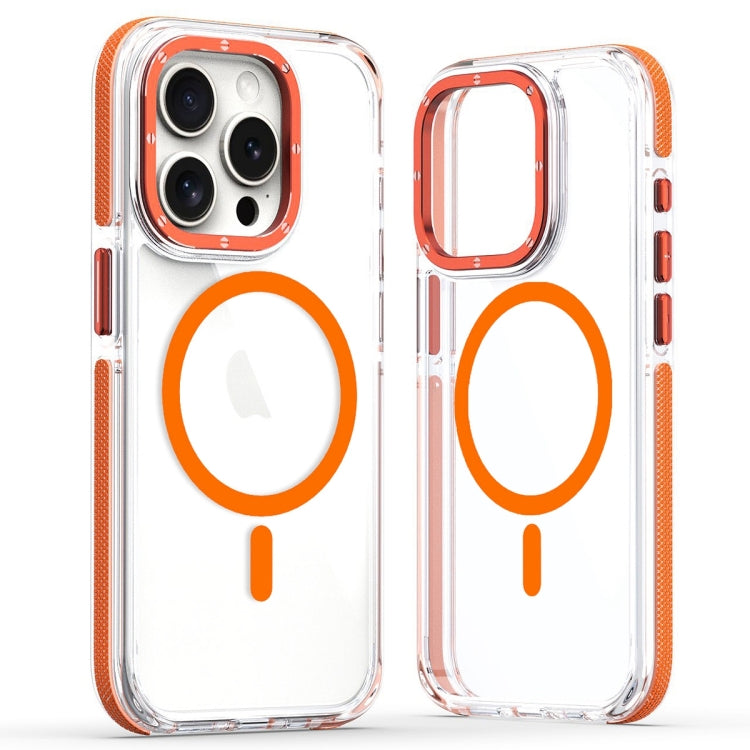 Dual-Color Clear Acrylic Hybrid TPU MagSafe Phone Case, Series 4