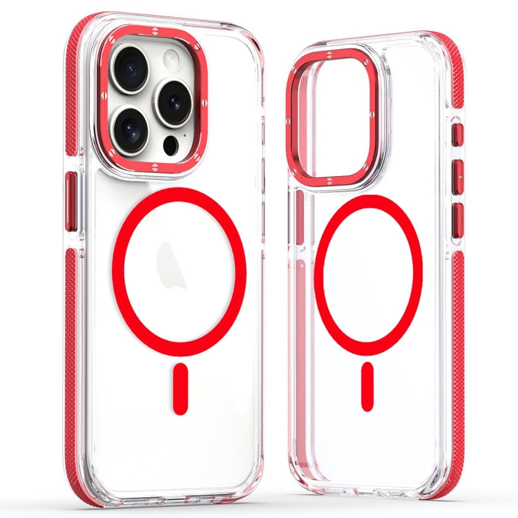 Dual-Color Clear Acrylic Hybrid TPU MagSafe Phone Case, Series 4