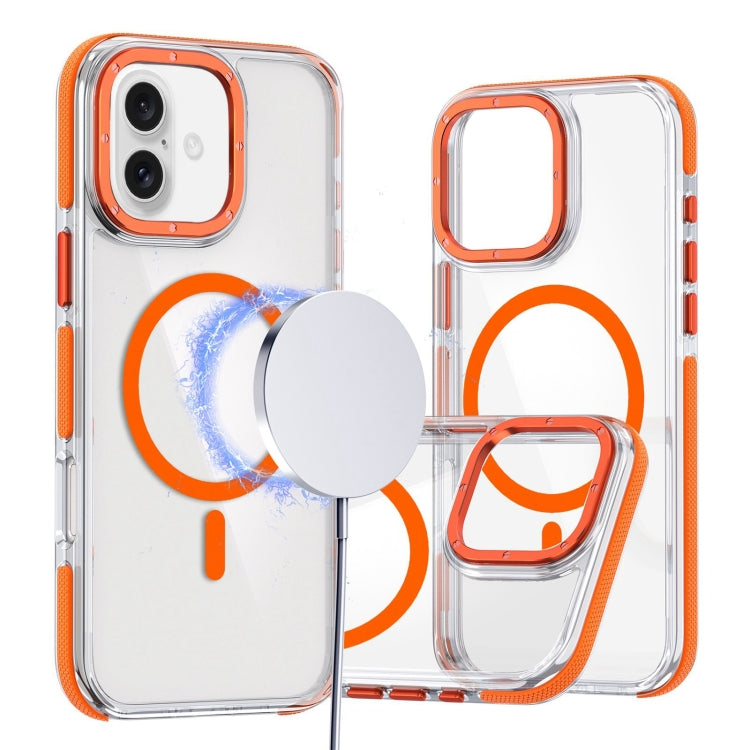 Dual-Color Clear Acrylic Hybrid TPU MagSafe Phone Case, Series 3