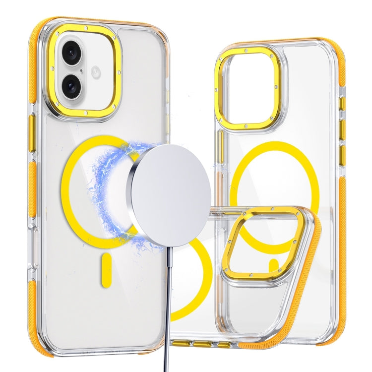 Dual-Color Clear Acrylic Hybrid TPU MagSafe Phone Case, Series 3