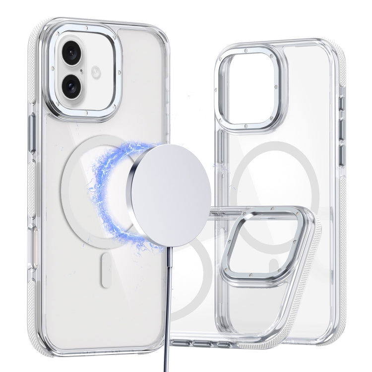 Dual-Color Clear Acrylic Hybrid TPU MagSafe Phone Case, Series 3