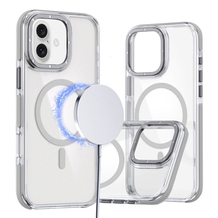 Dual-Color Clear Acrylic Hybrid TPU MagSafe Phone Case, Series 3