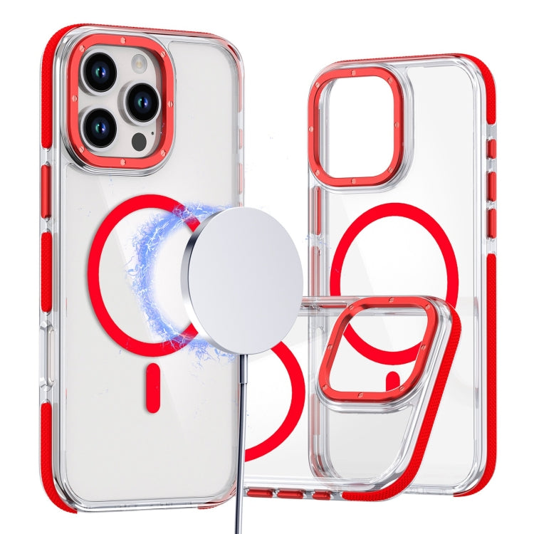 Dual-Color Clear Acrylic Hybrid TPU MagSafe Phone Case, Series 6